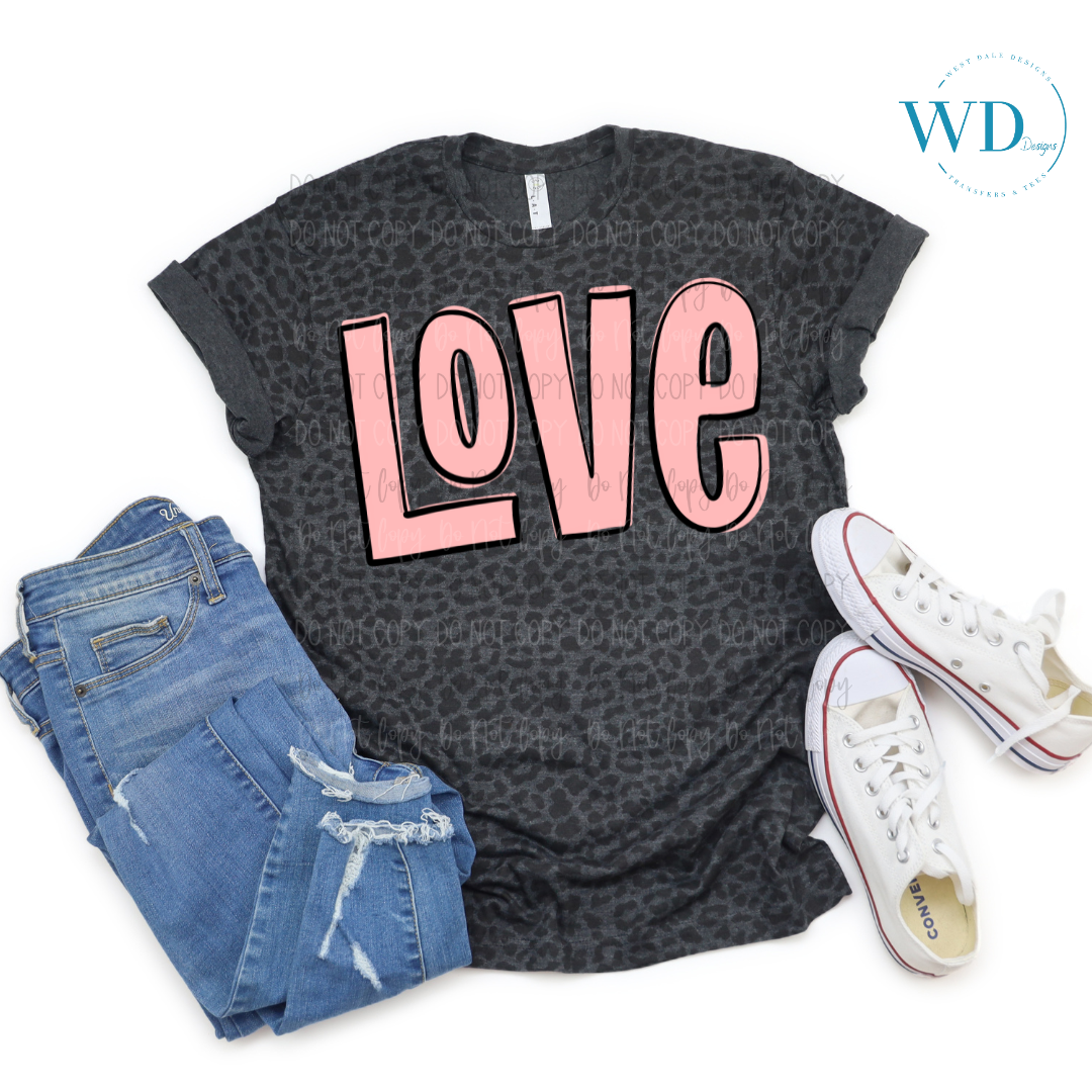 Love DTF Transfer West Dale Designs
