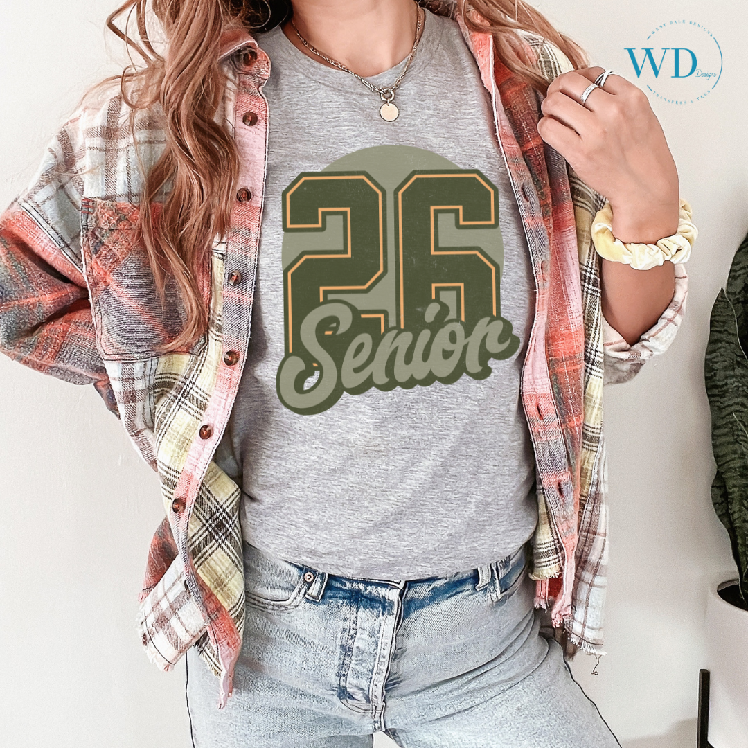 Vintage Senior 2026 Graphic Tee