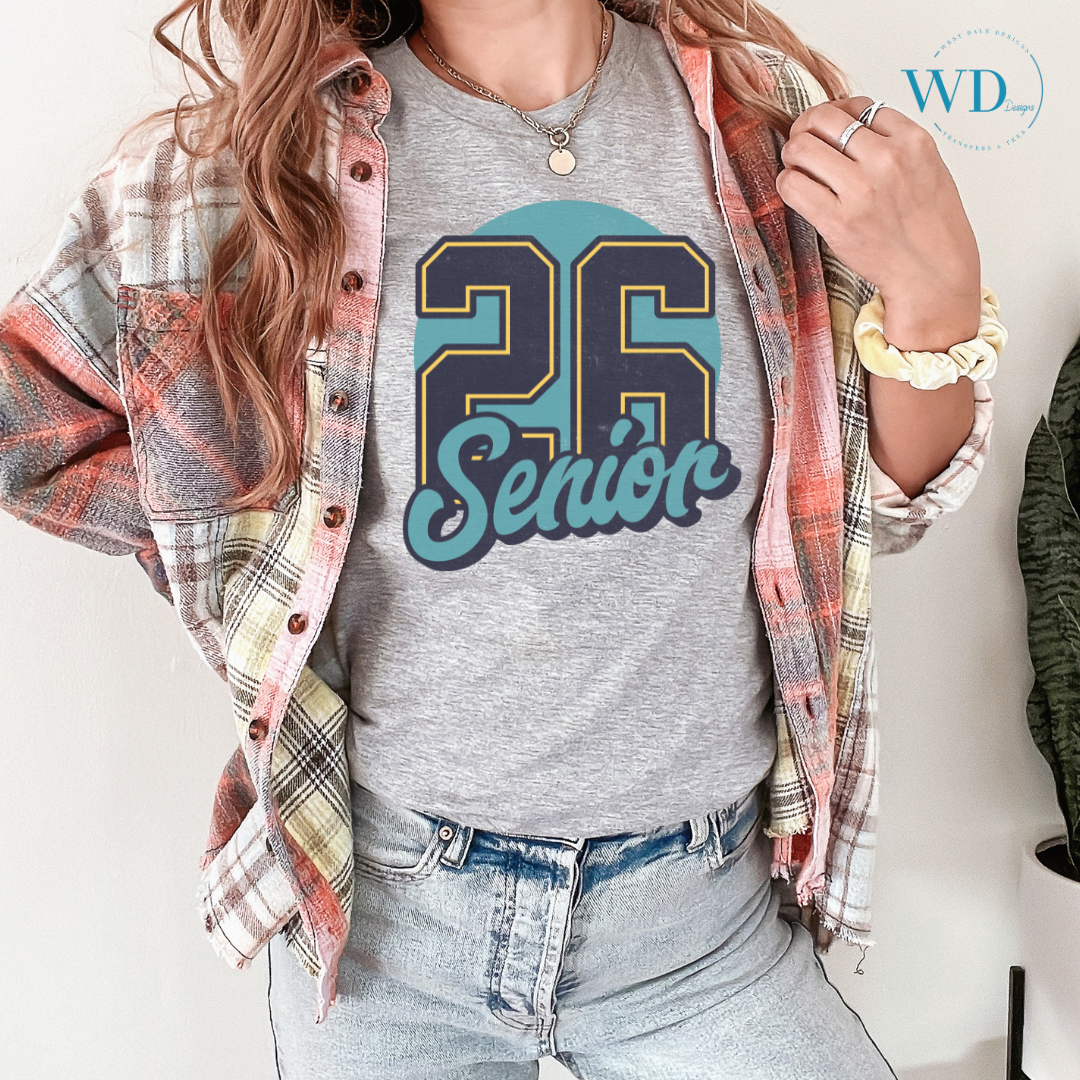 Vintage Senior 2026 Graphic Tee