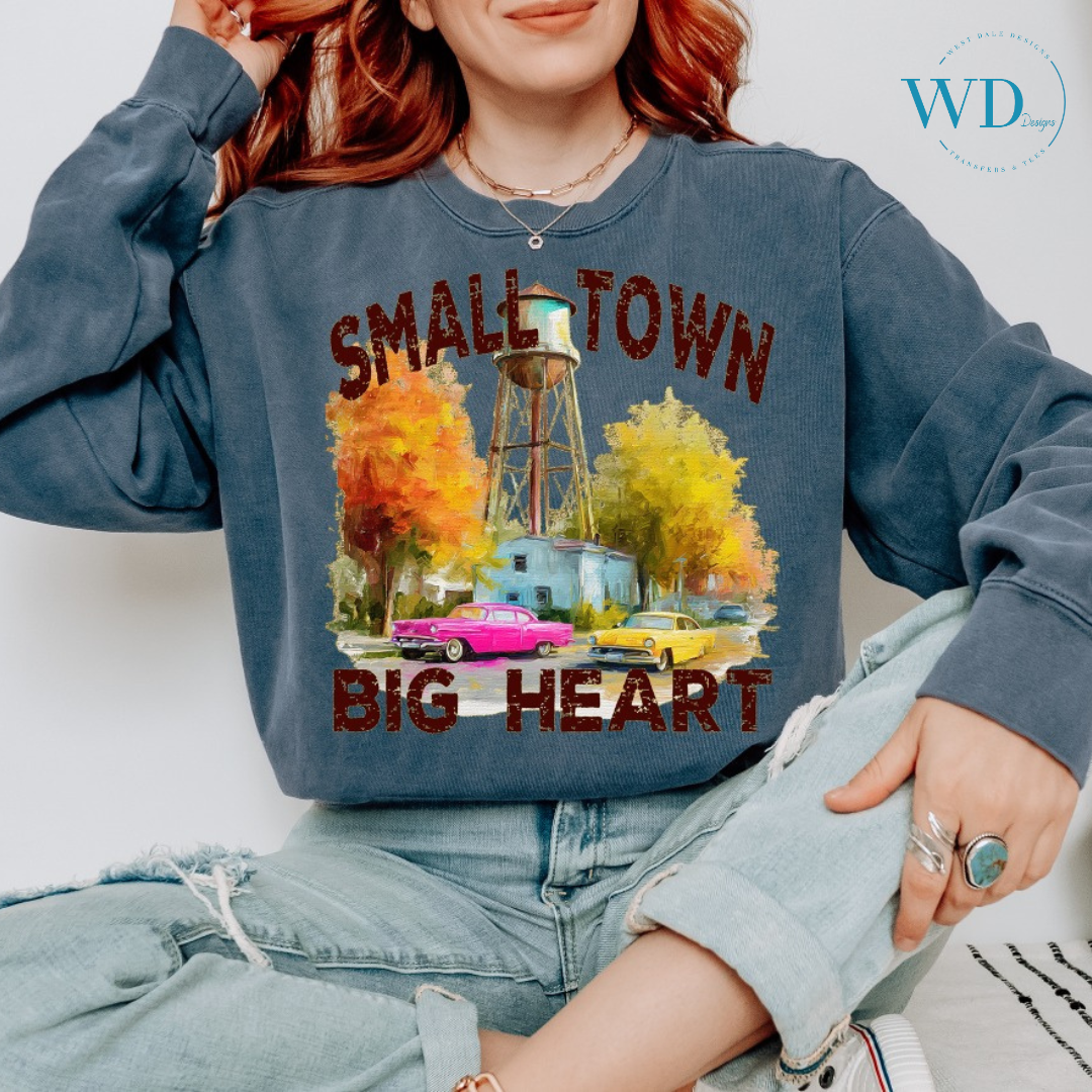 Small Town Big Heart Graphic Tee