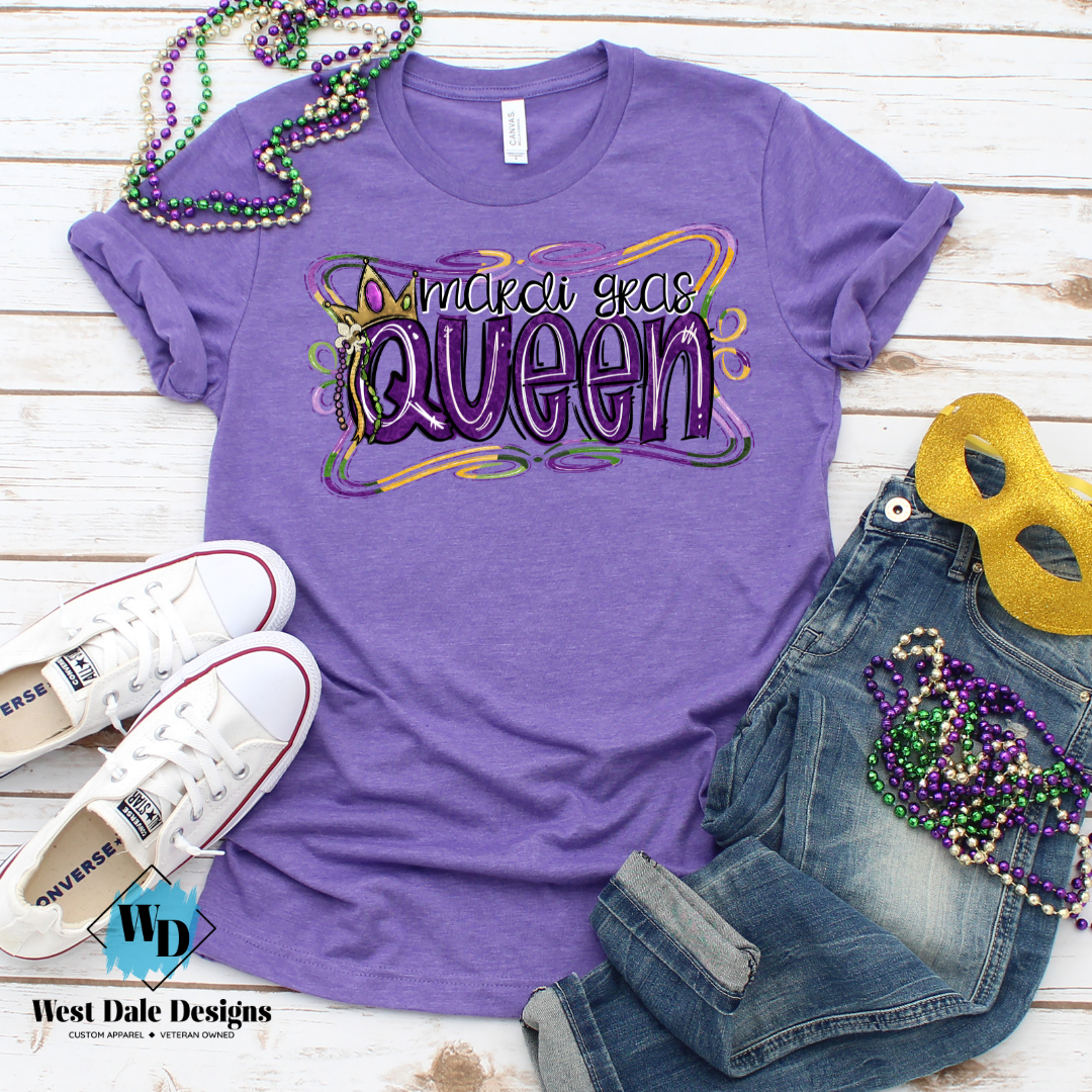 Mardi Gras Queen Graphic Tee