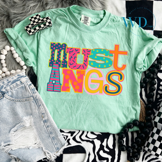 Typewriter Tango Mascot Graphic Tee