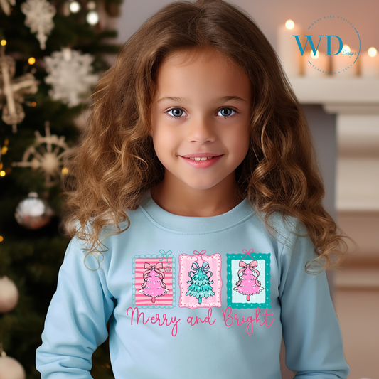 Whimsy Merry and Bright Graphic Tee
