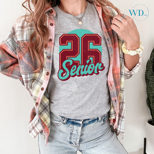 Vintage Senior 2026 Graphic Tee