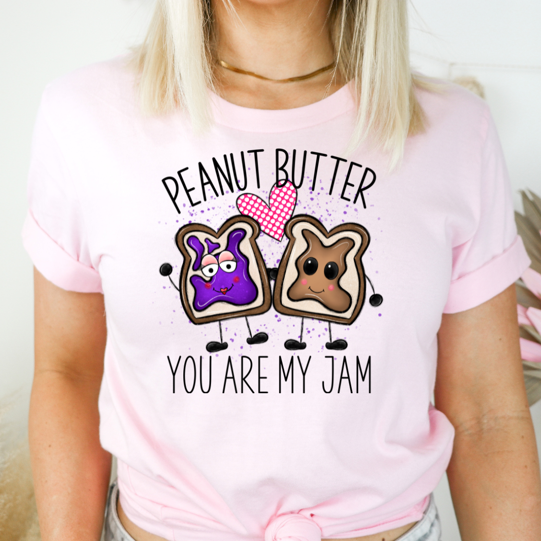 Peanut Butter You Are My Jam Graphic Tee