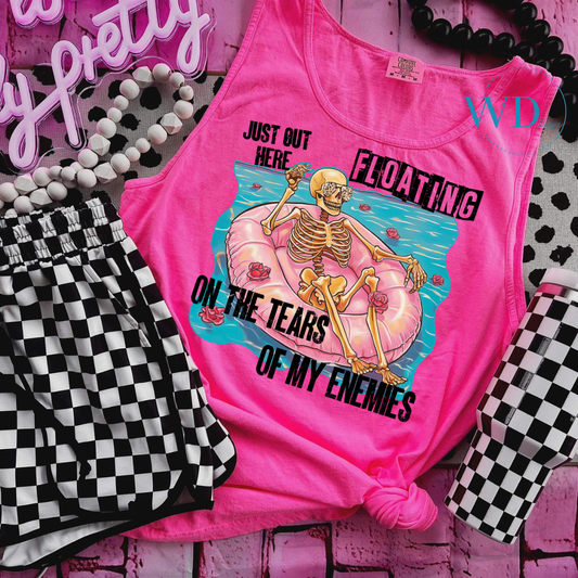 Floating On The Tears Of My Enemies Graphic Tee