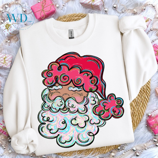 Whimsy Santa Graphic Tee