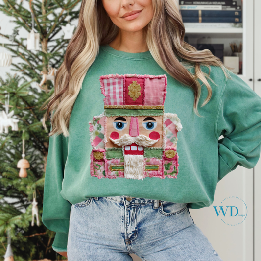 Quilted Nutcracker Graphic Tee