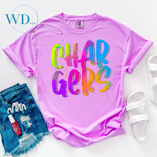Neon Mascot Graphic Tee